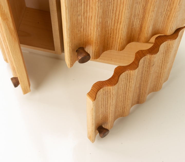 Wooden cabinet by student Glynn Kim