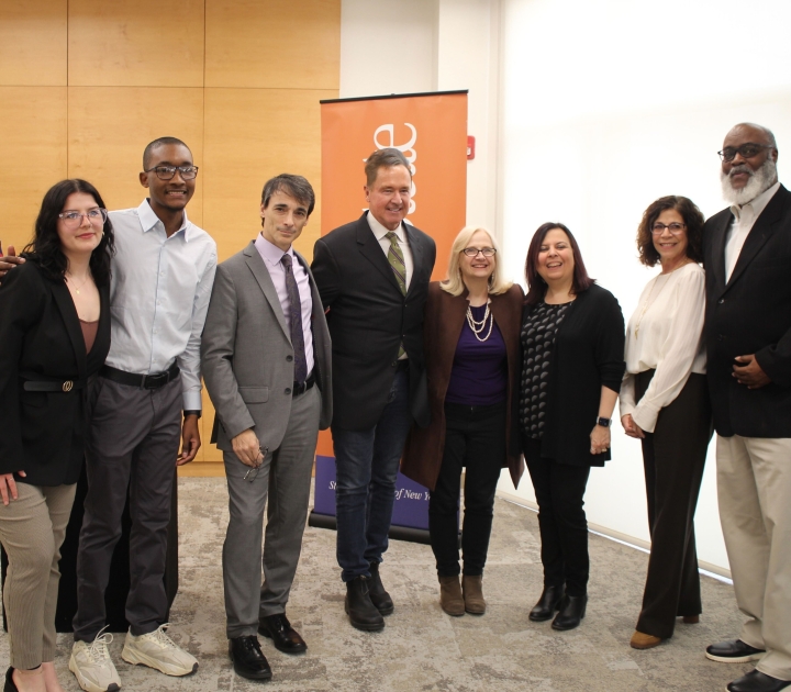 Brian Higgins with the SBDC team