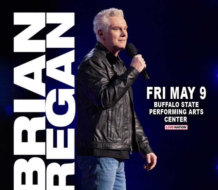 Graphic promoting Brian Regan