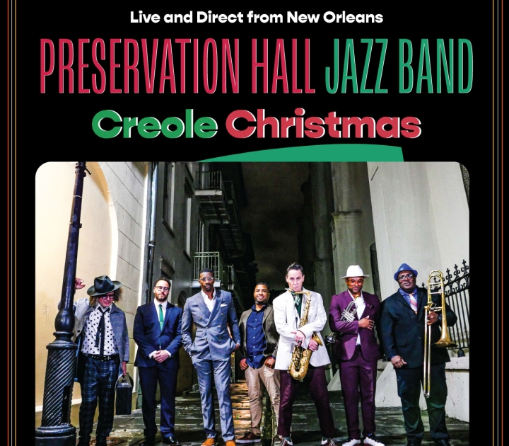 Graphic promoting Preservation Hall Jazz Band