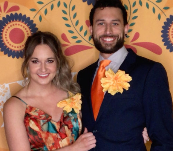 LeeAnne and Alex Dutkiewicz at the 2023 Bengala