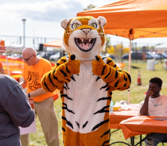 Benji Bengal mascot