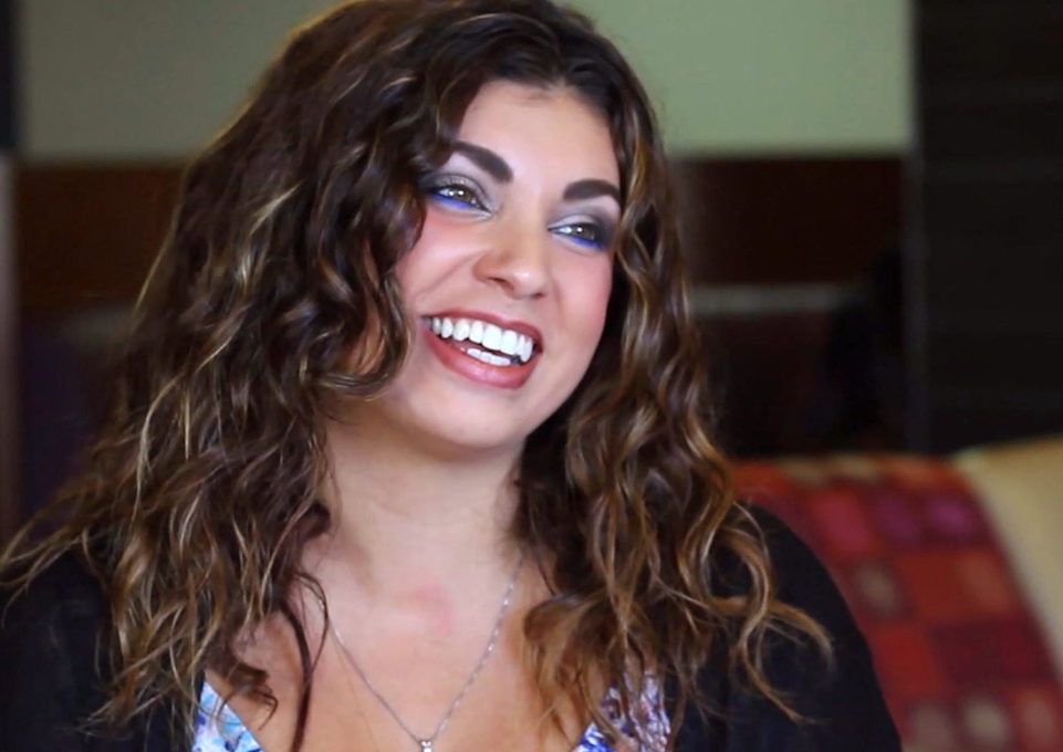 Samantha Katus laughing