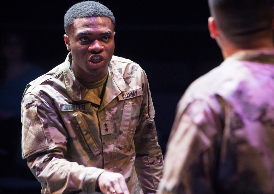 Scene from campus production of Othello