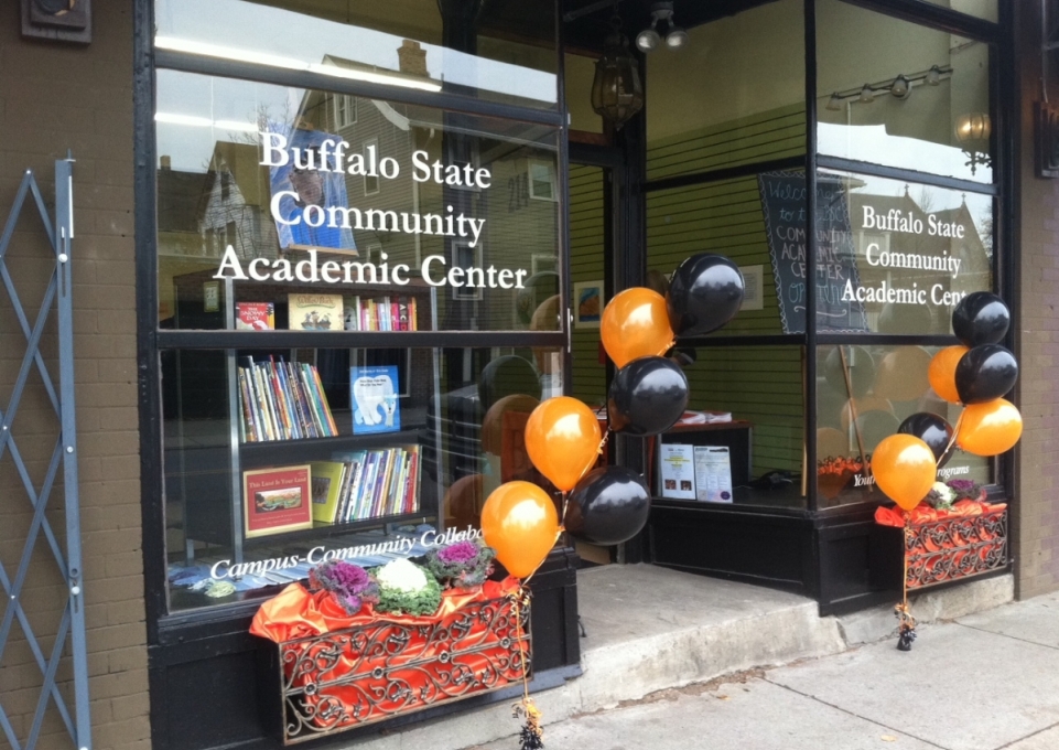Front of the Community Academic Center