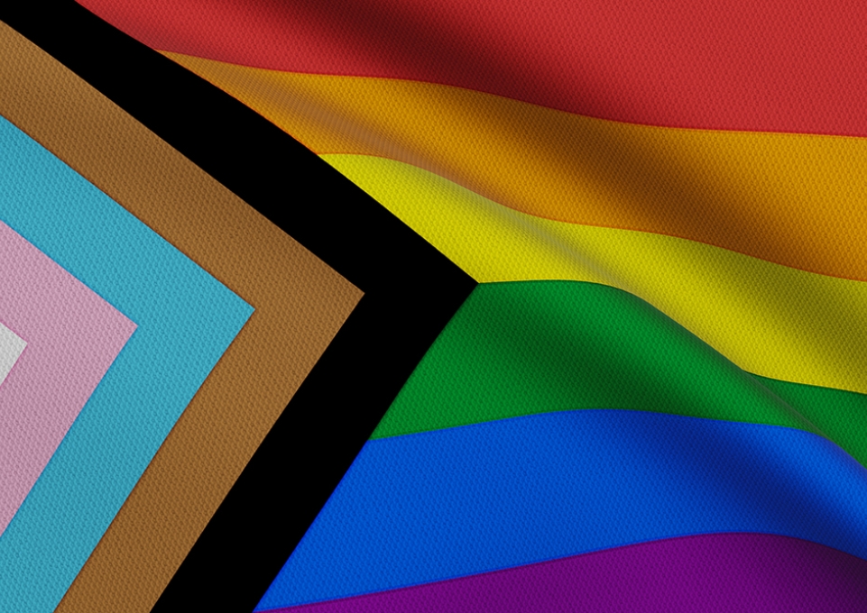 Image of the Progress Pride flag