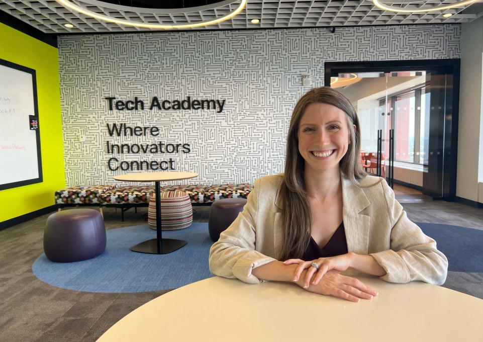 Jessica Corrigan at the Tech Academy