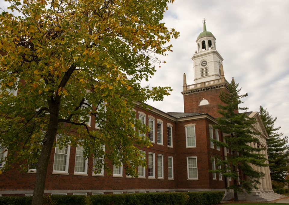 Rockwell Hall in fall