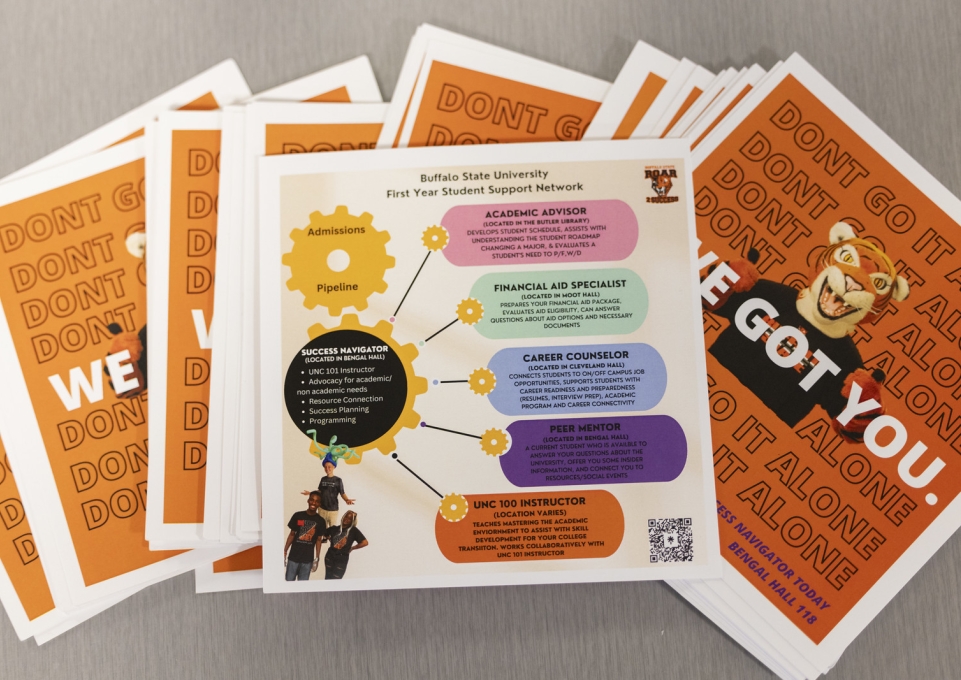 Pamphlets and flyers at Roar 2 Success mixer