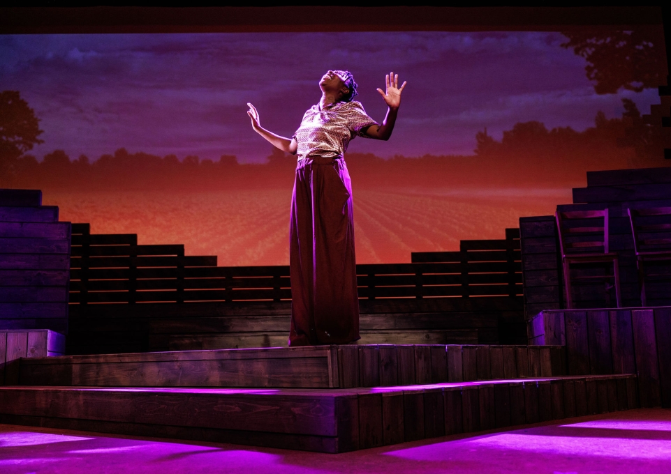 Gabriella McKinley as Celie in The Color Purple