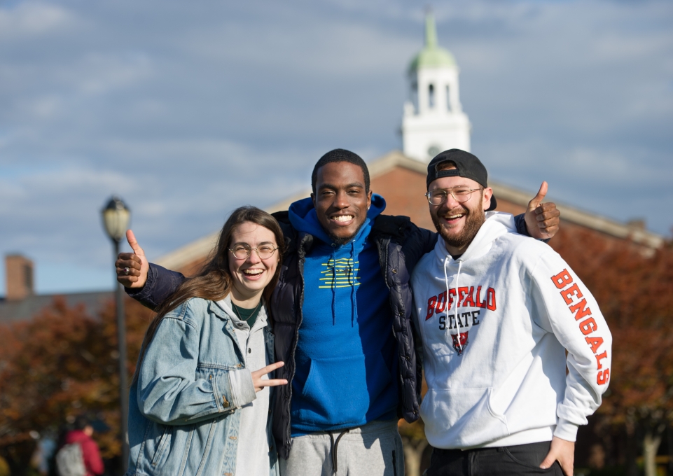 The Buffalo State University campus provides and intimate, yet vibrant feel.