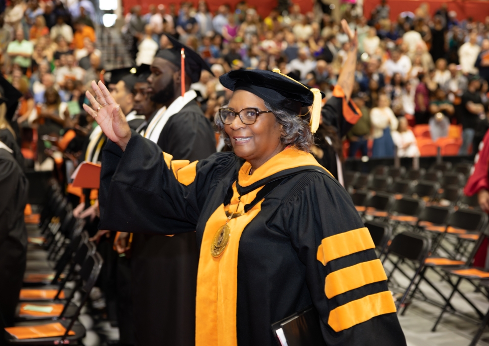 Bonita Durand at Commencement